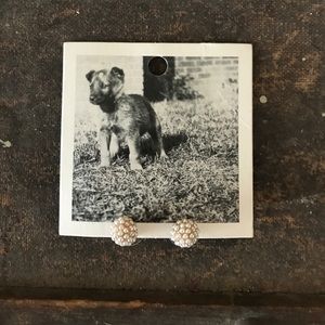 Anthropologie beaded stud earrings